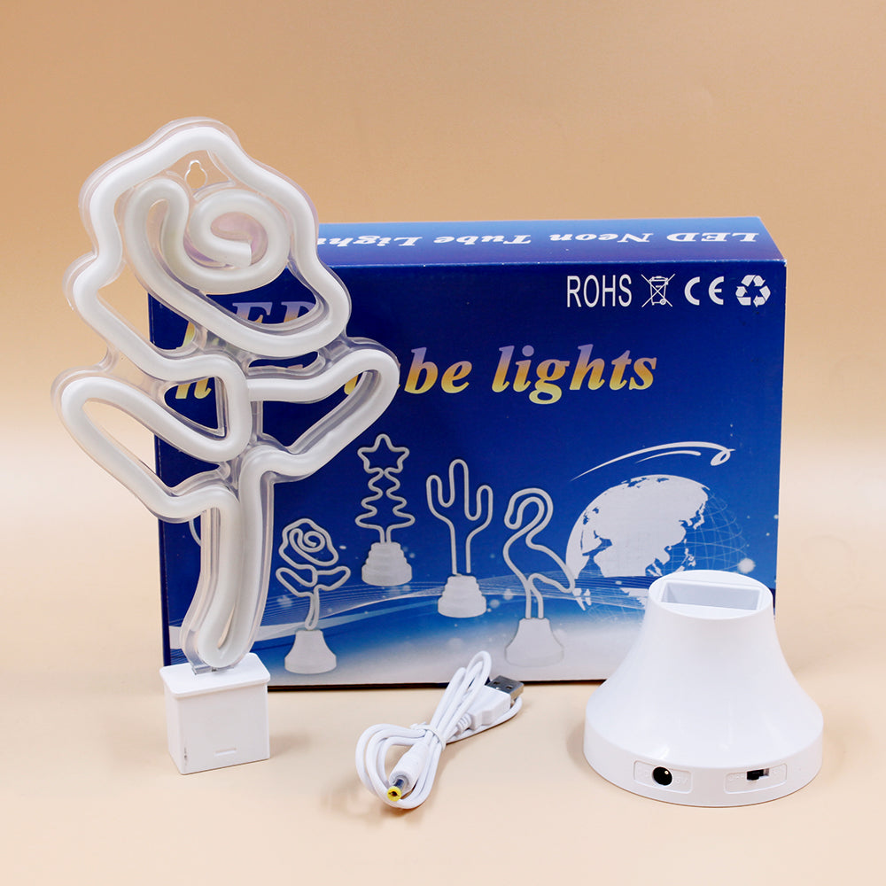 Neon Strip Rainbow Table Lamp Net Red Led Romantic Decoration