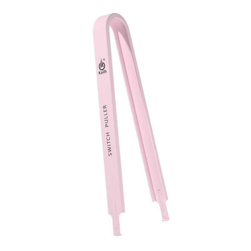 Pink switch puller with 'Kainu' branding on a white background