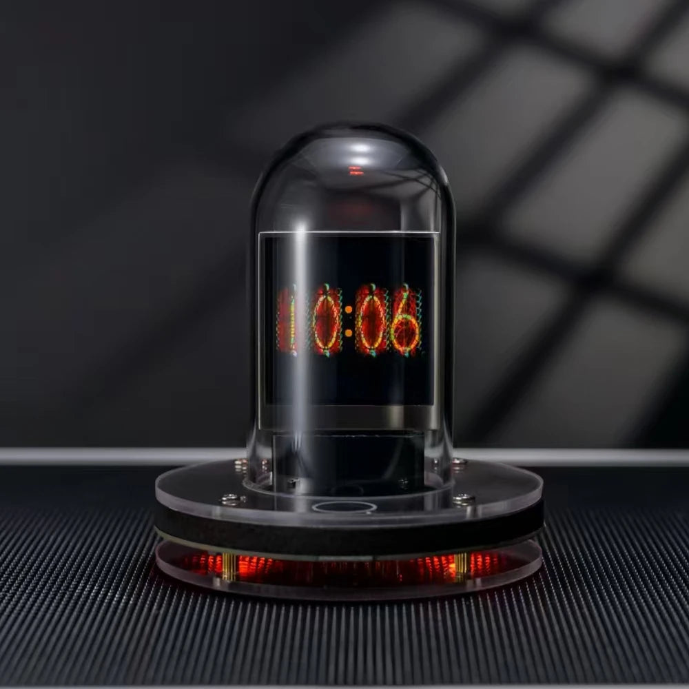 Bitcoin Price Tracker Clock - Nixie Tube Style WiFi Weather Station with RGB Lights & DIY Animations