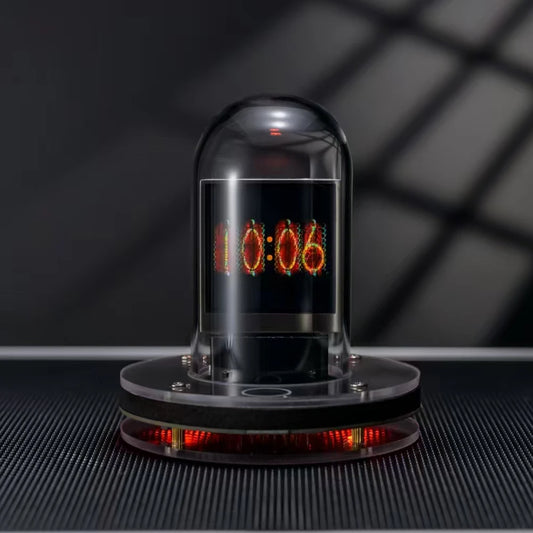 Bitcoin Price Tracker Clock - Nixie Tube Style WiFi Weather Station with RGB Lights & DIY Animations