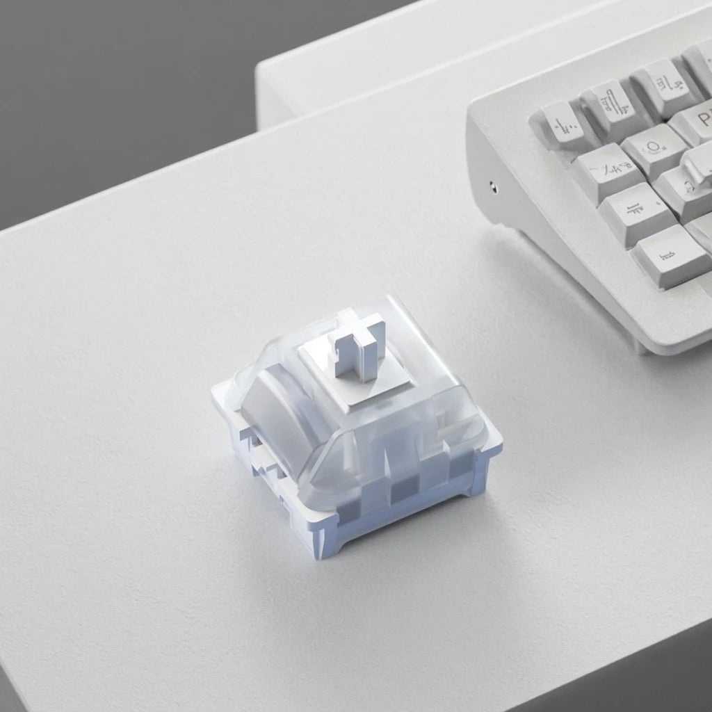 Weikav Flow Cloud Axis HIFI Mahjong Sound Linear Hot Black Switch Silky Smooth Feel Light Guide Column Design Keyboard